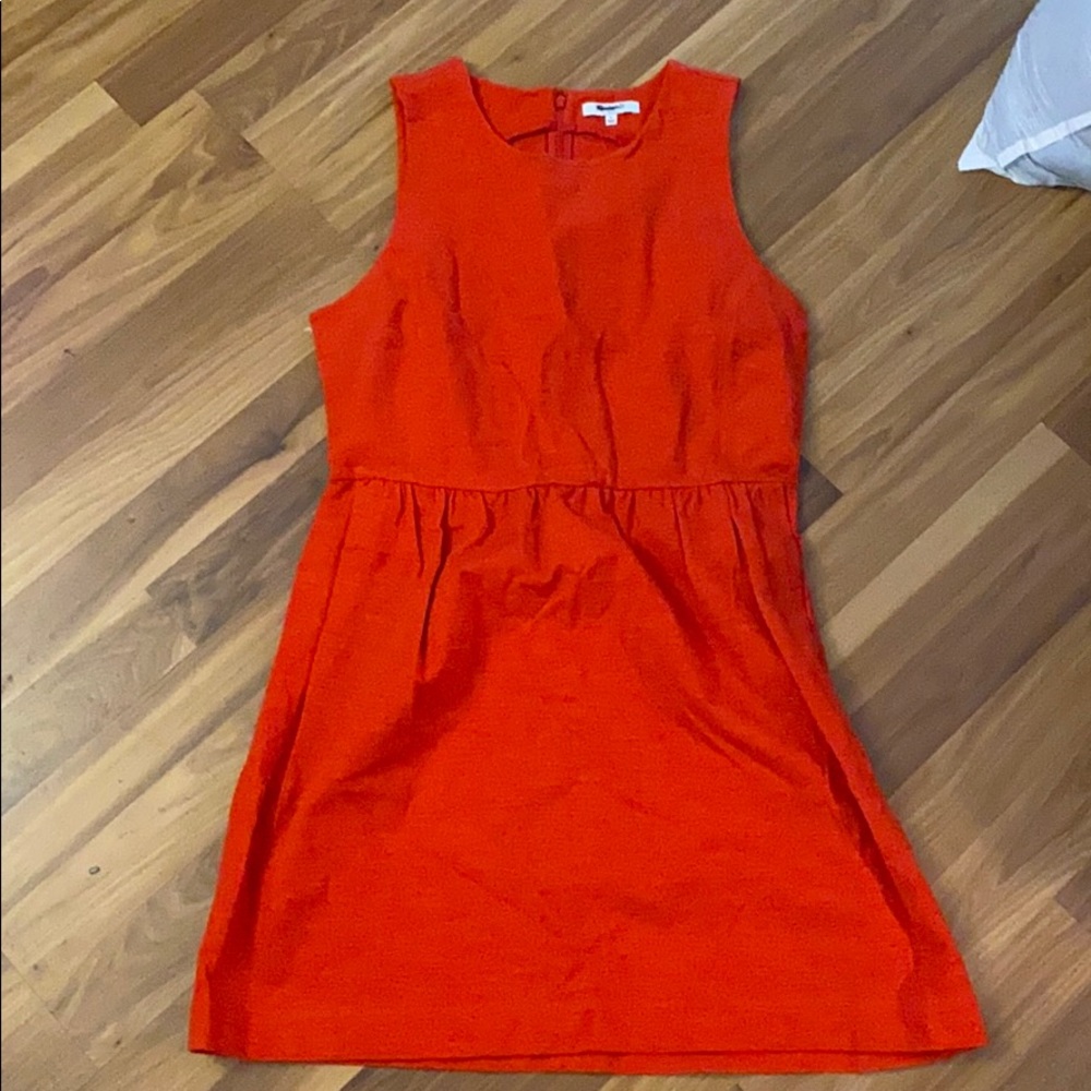 Madewell Red Dress with Pockets!